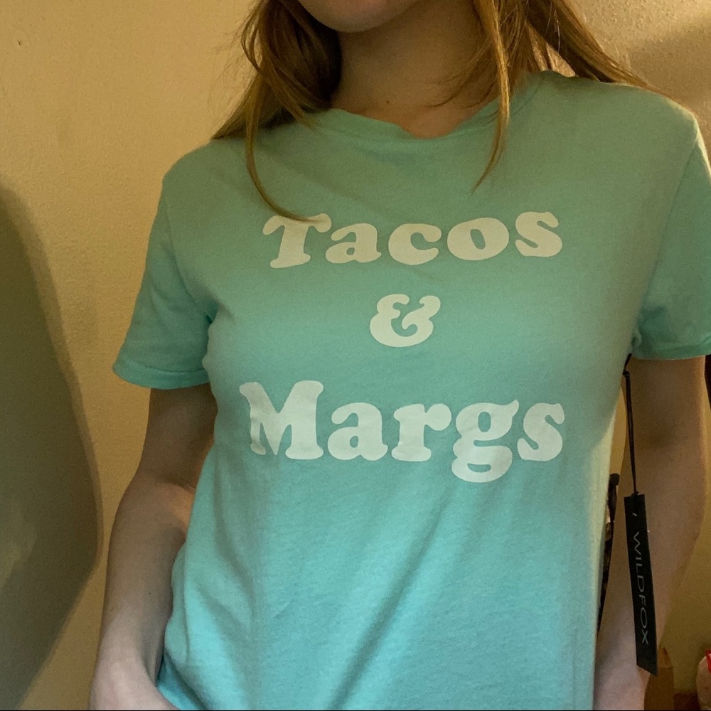 Wildfox Tacos & Margs Happy Hour tee